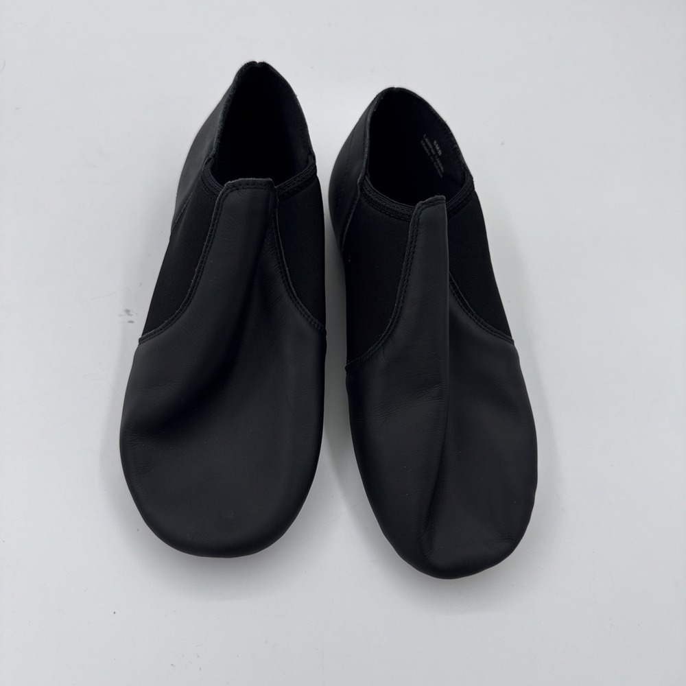 Stelle Women's Black Leather Jazz Shoes Size 6 New Without Box